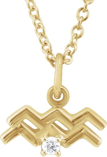 Accented Zodiac Necklace