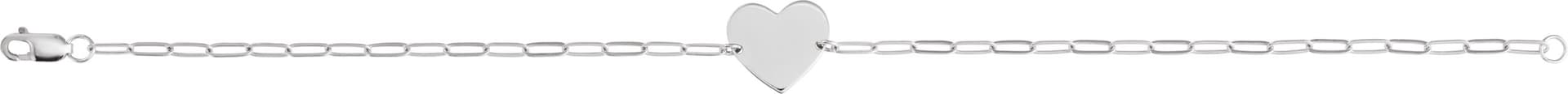 Engravable Heart Bracelet view 2