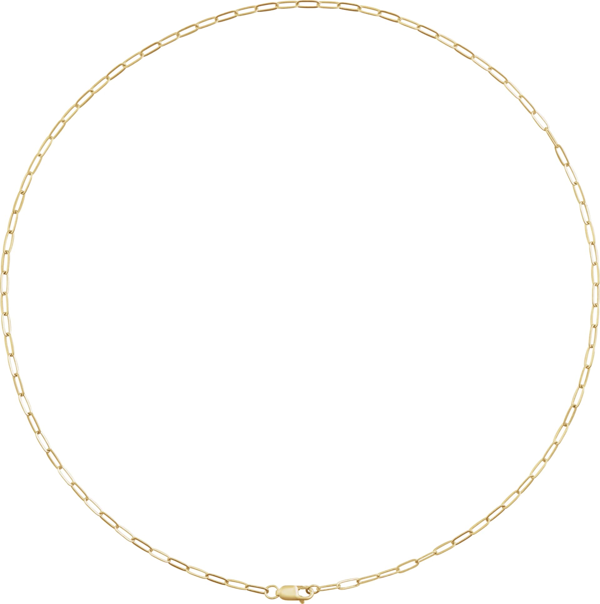 2.1 mm Paperclip-Style Chain, view 3