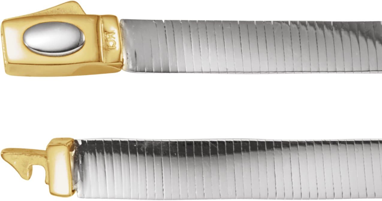 3 mm Reversible Omega Chain view 2