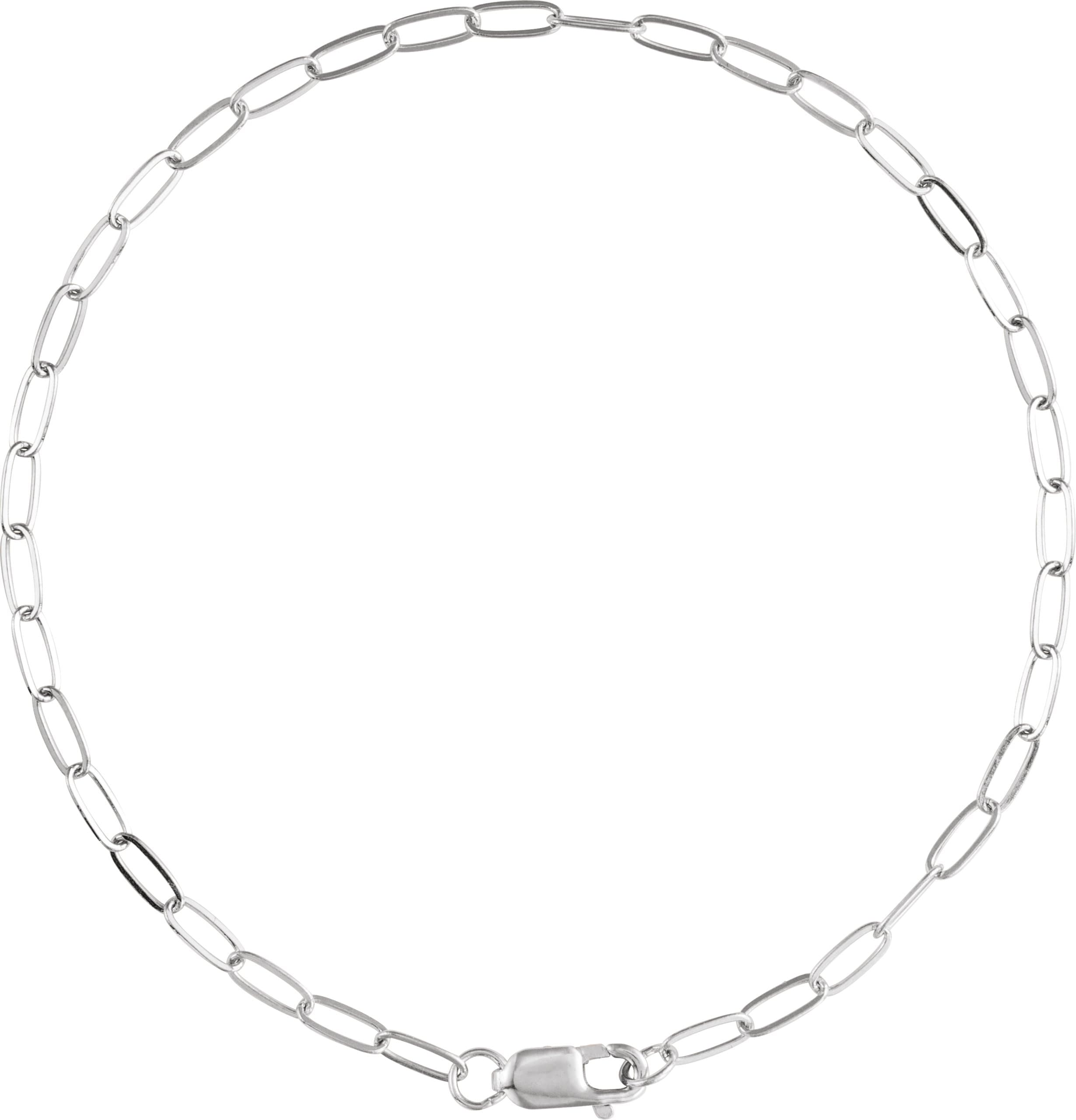 2.1 mm Paperclip-Style Chain view 2