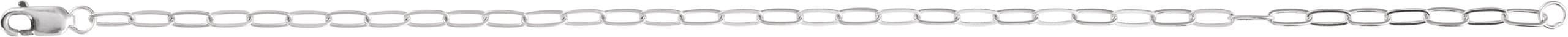 2.1 mm Paperclip-Style Chain view 3