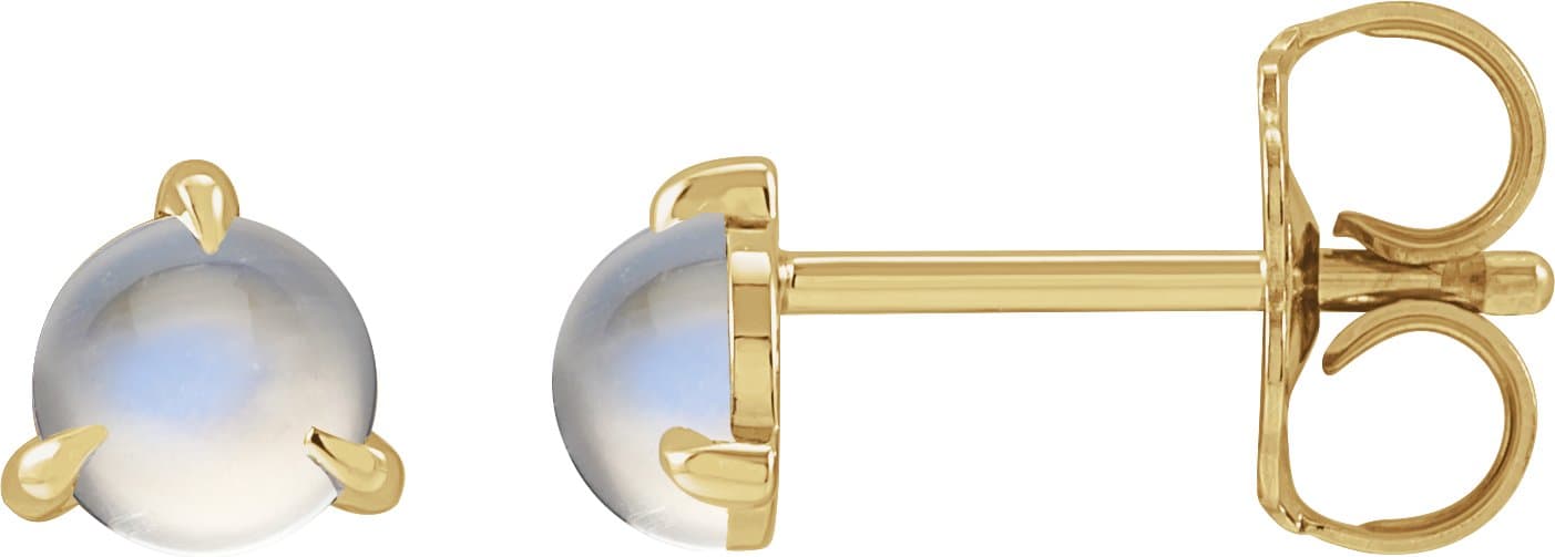 14K Rose 1 CTW Rose-Cut Natural Diamond Stud Earrings