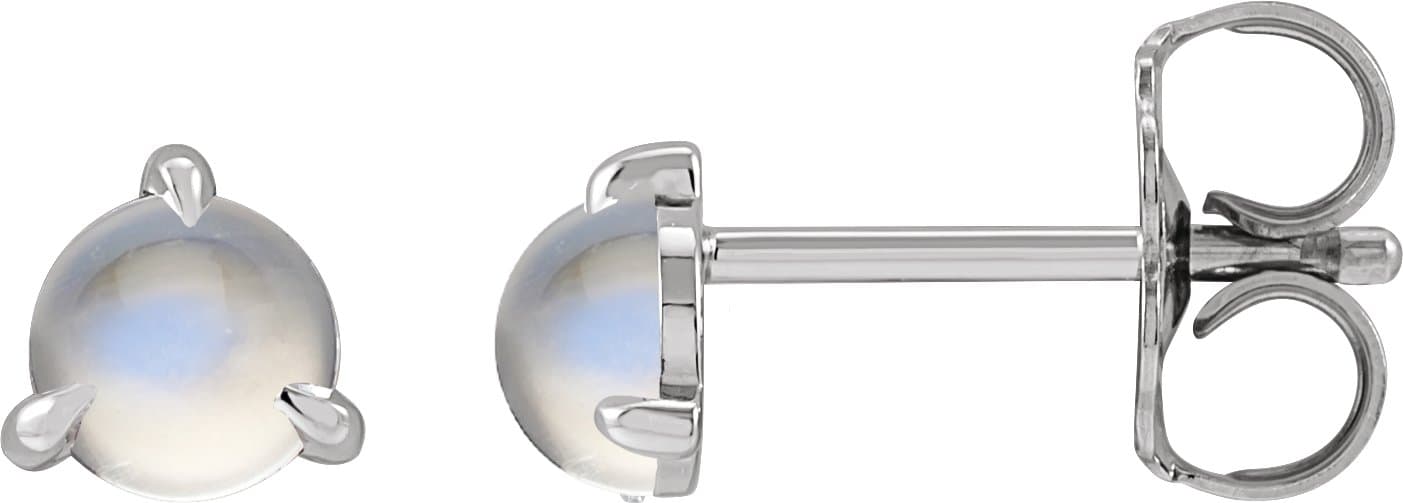 14K Rose 1 CTW Rose-Cut Natural Diamond Stud Earrings