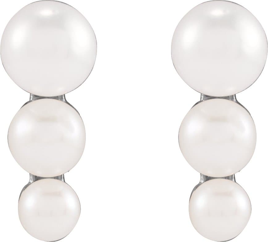 Pearl Earrings view 2