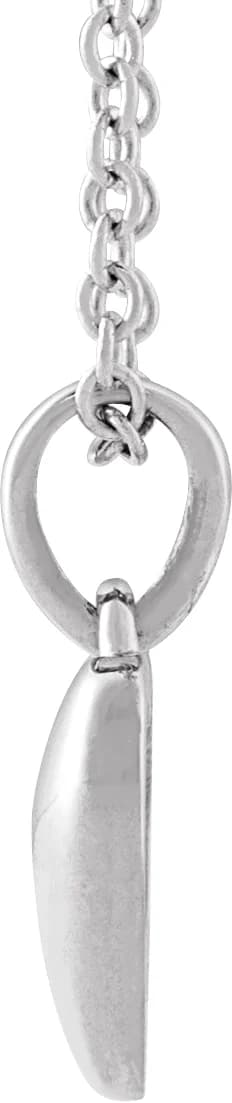 Puffed Heart Necklace, view 3
