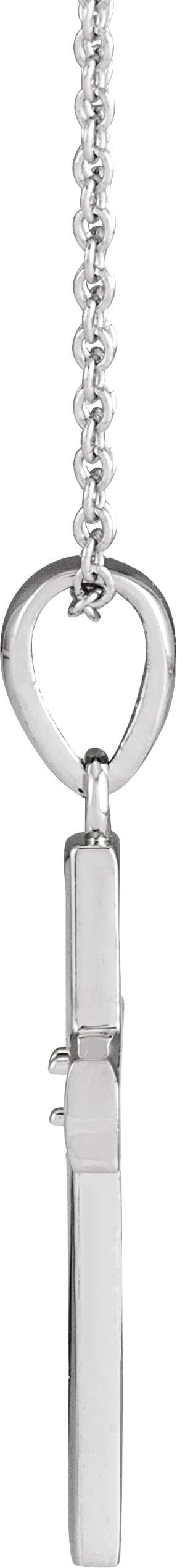 Engravable Cross Necklace or Pendant view 2