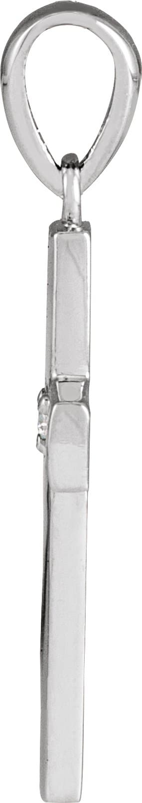 Engravable Cross Necklace or Pendant view 2