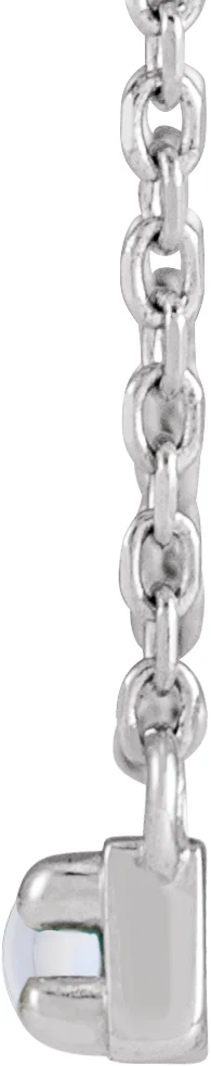 Accented Bar Necklace, view 3