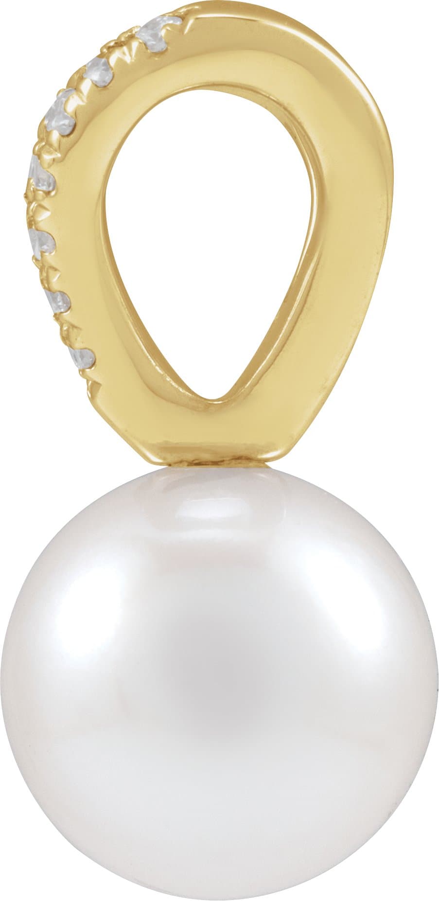 Accented Pearl Pendant view 2