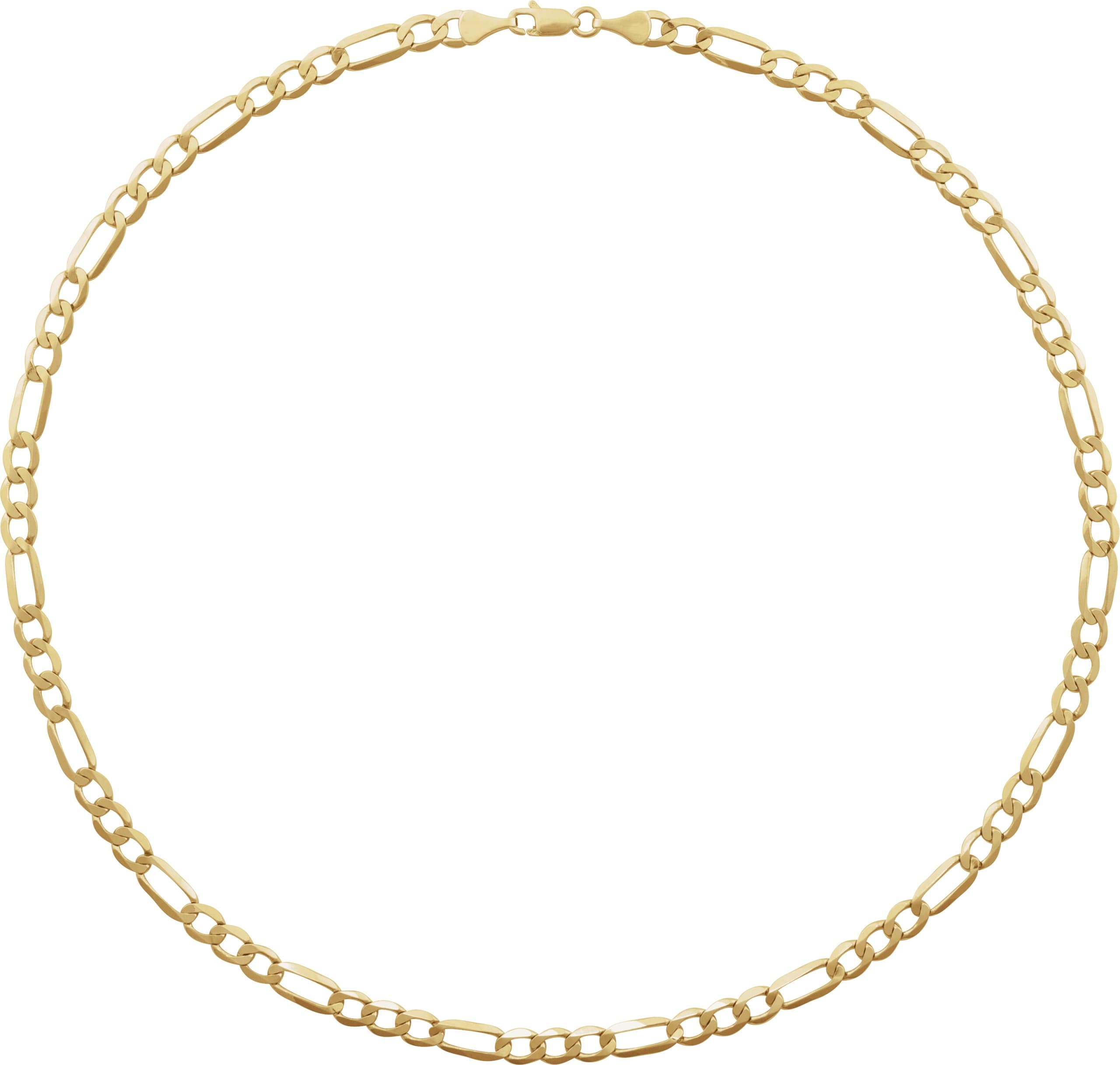 5.1 mm Figaro Chain view 2