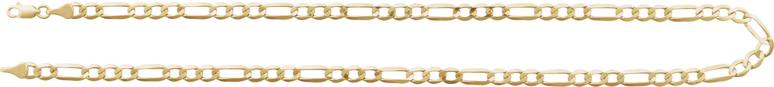 5.1 mm Figaro Chain view 3