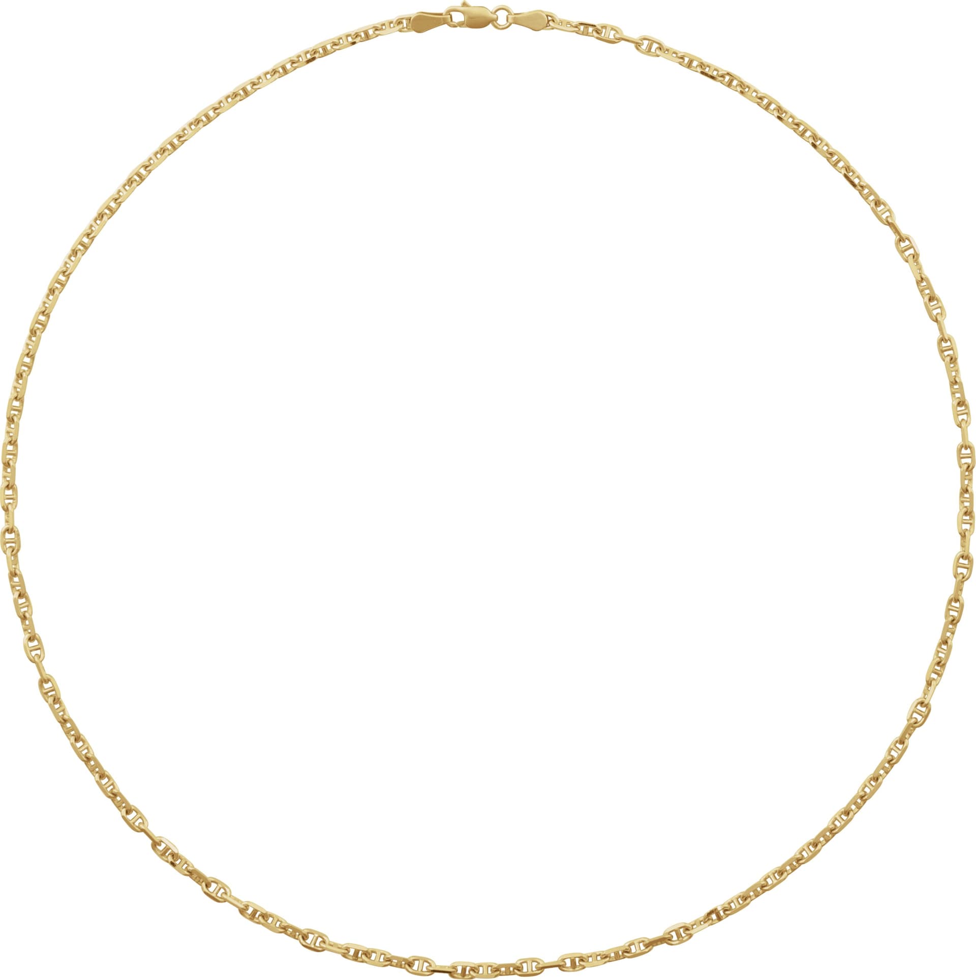 2.6 mm Diamond-Cut Anchor Chain view 2