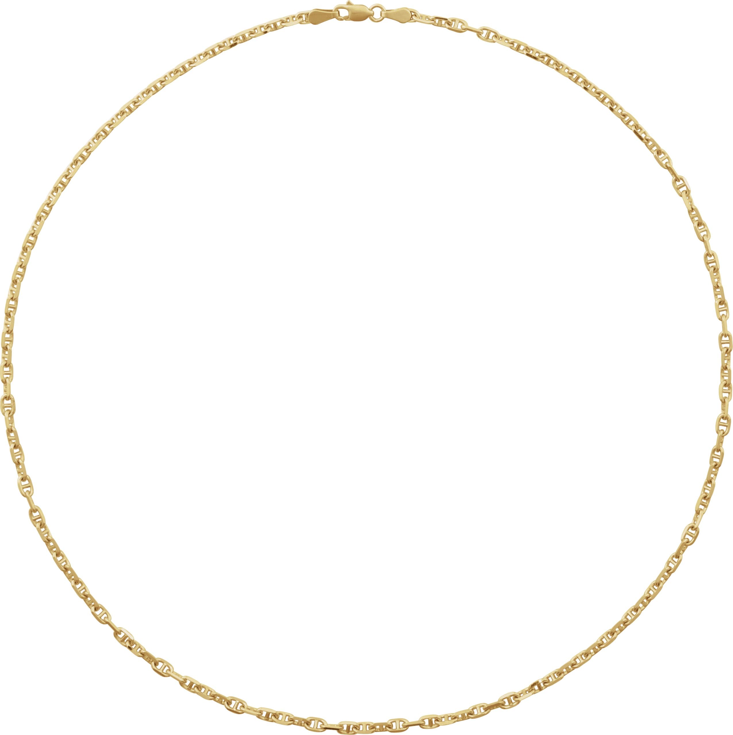 2.6 mm Diamond-Cut Anchor Chain view 2