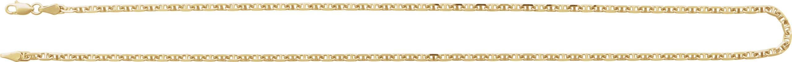 2.6 mm Diamond-Cut Anchor Chain view 3