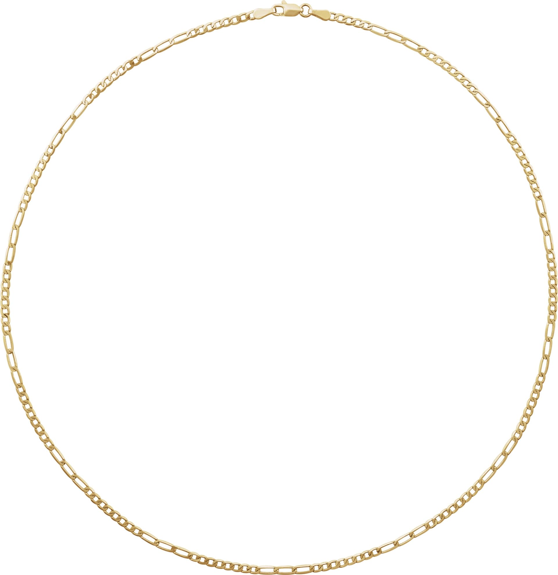 2.5 mm Figaro Chain view 2