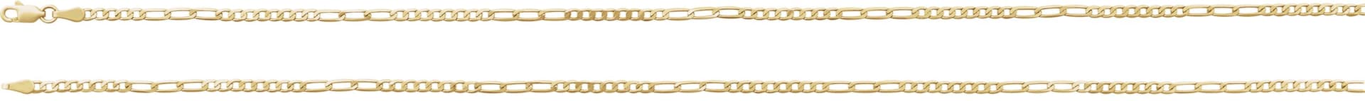 2.5 mm Figaro Chain view 3