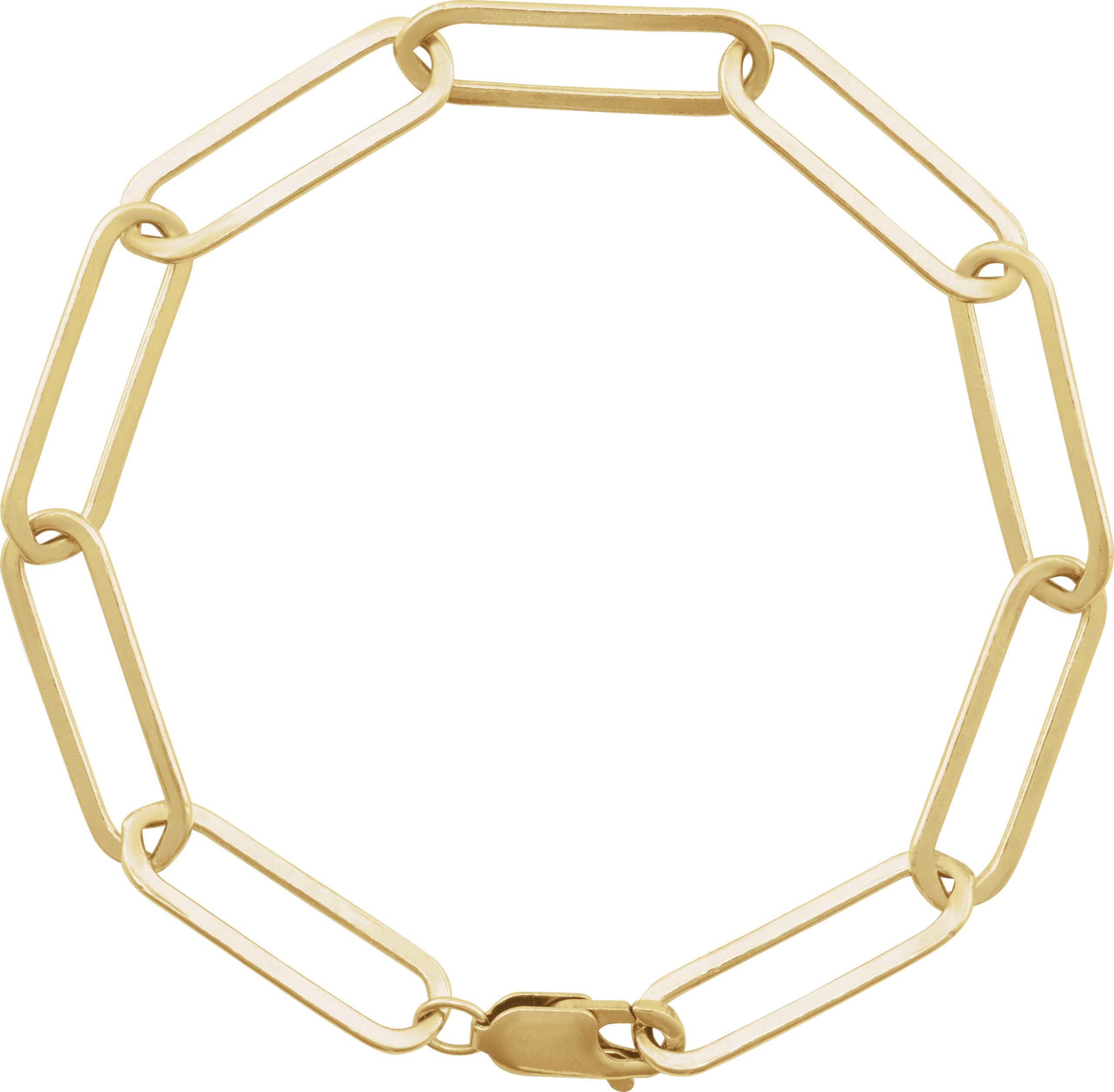 6.2 mm Paperclip-Style Chain view 2