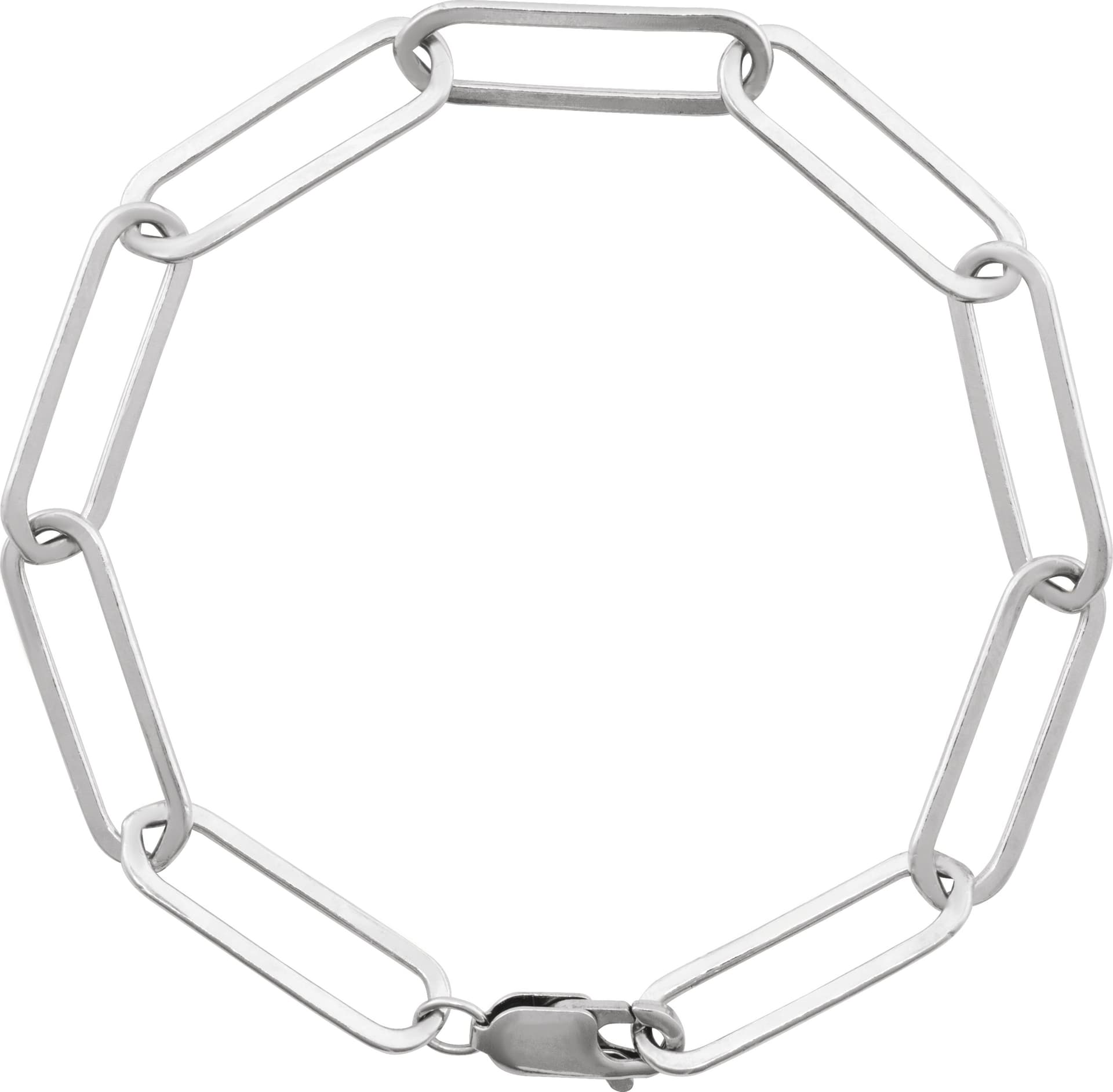 6.2 mm Paperclip-Style Chain view 2
