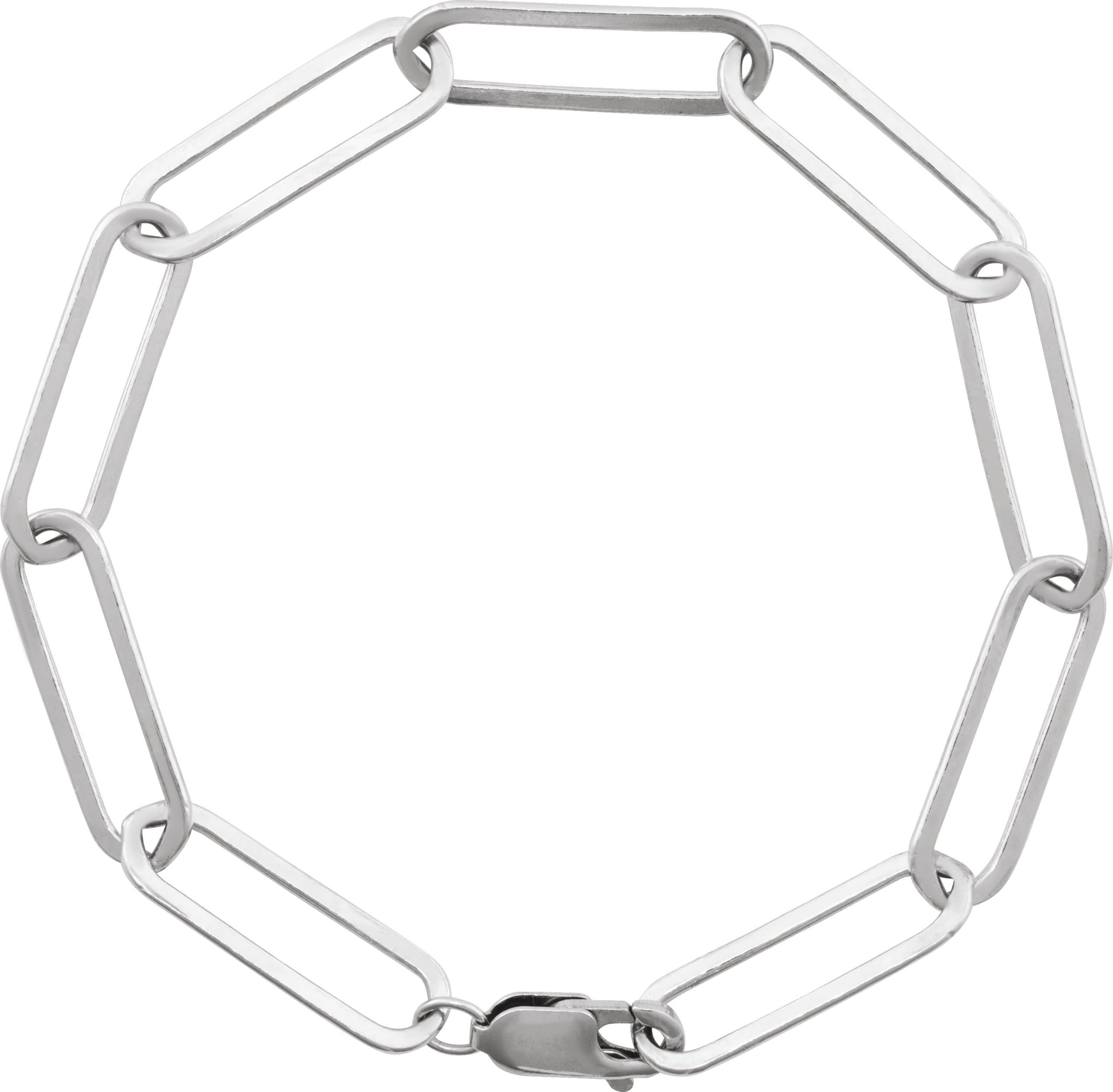 6.2 mm Paperclip-Style Chain view 2