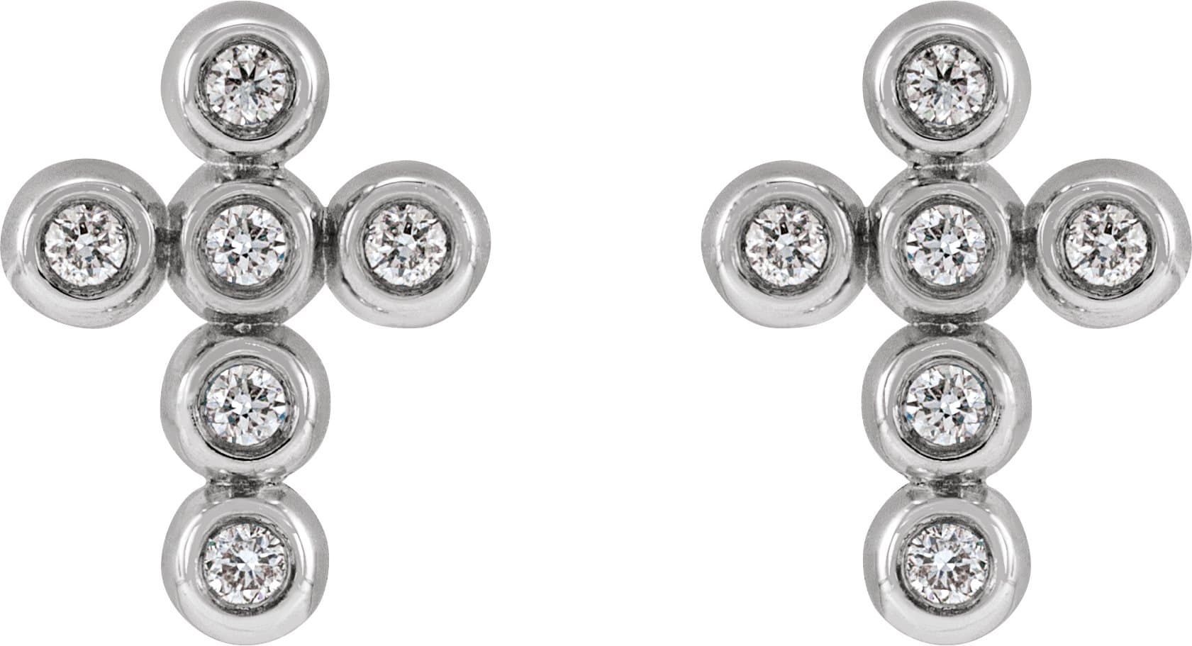 Cross Earrings view 2