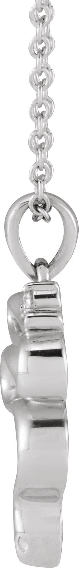 Accented Serpent Necklace or Pendant view 2