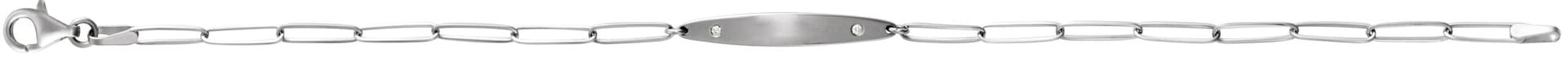 Engravable Curved Bar Bracelet view 2