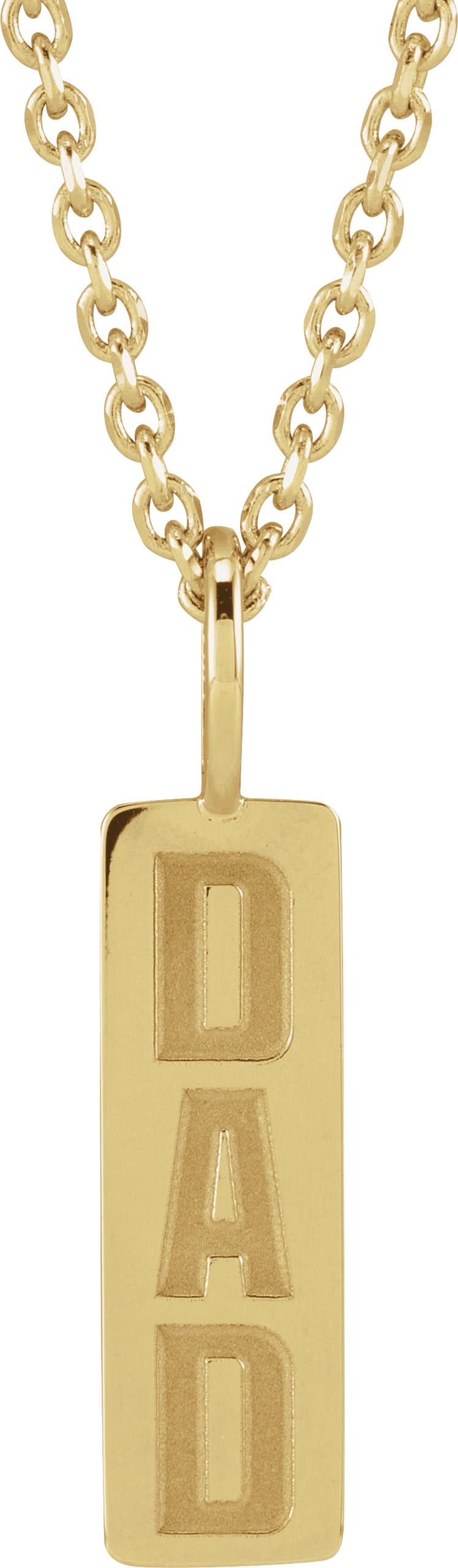 14K Yellow Dad 20 Necklace