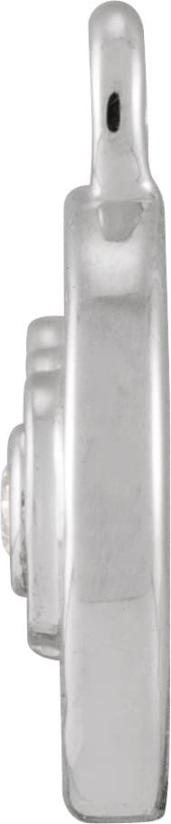 Petite Pavé™ Par Avion Stamp Dangle view 2