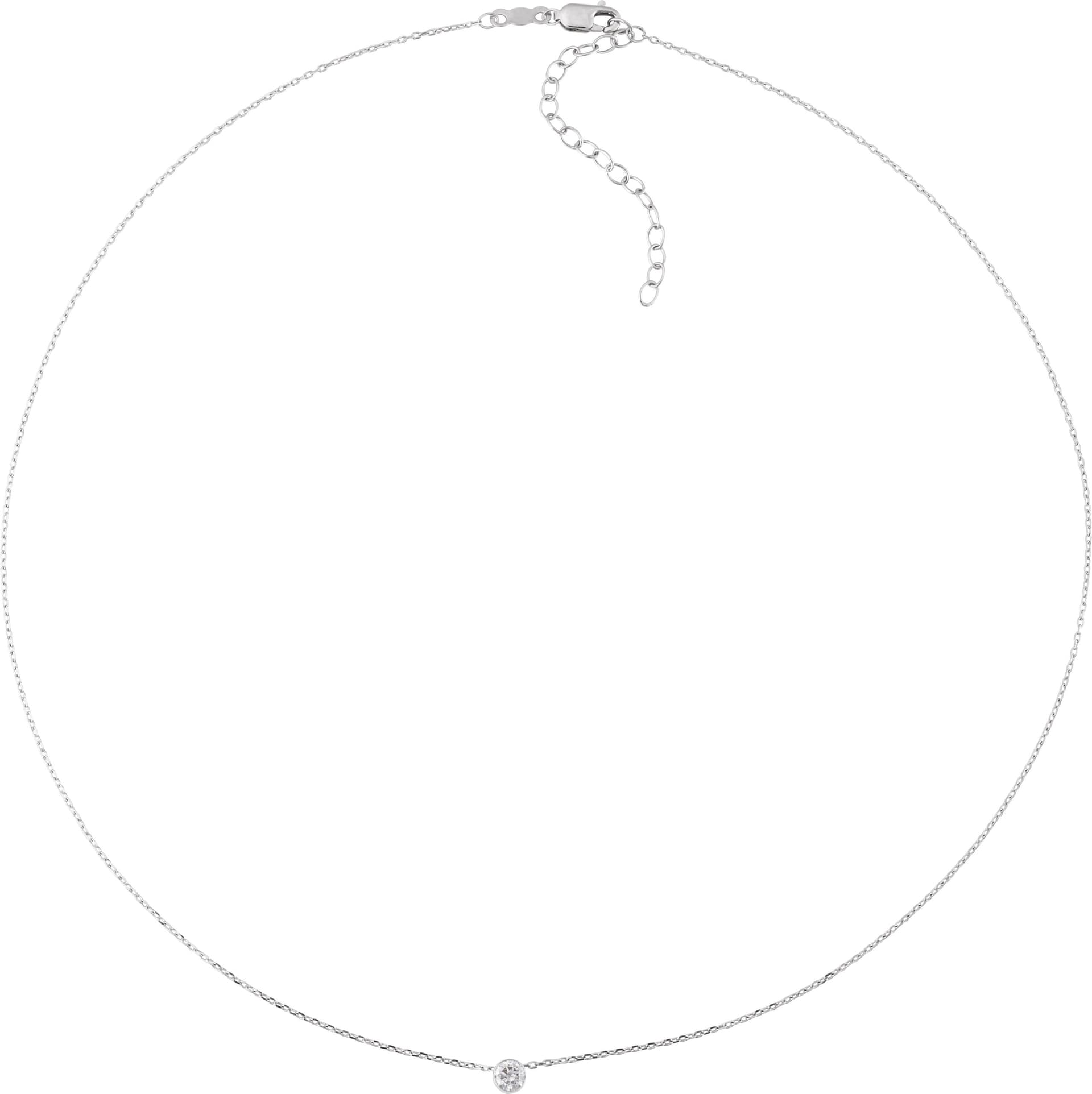 Solitaire Necklace view 3