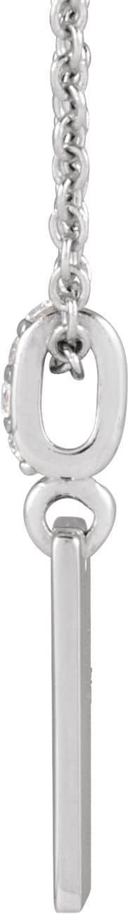Engravable Accented Necklace or Pendant view 2