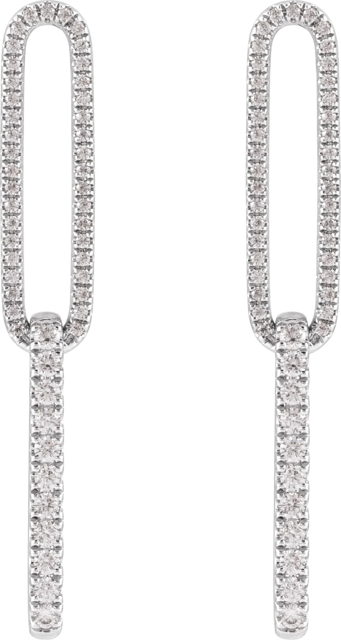 Lab-Grown Diamond Earrings, view 3