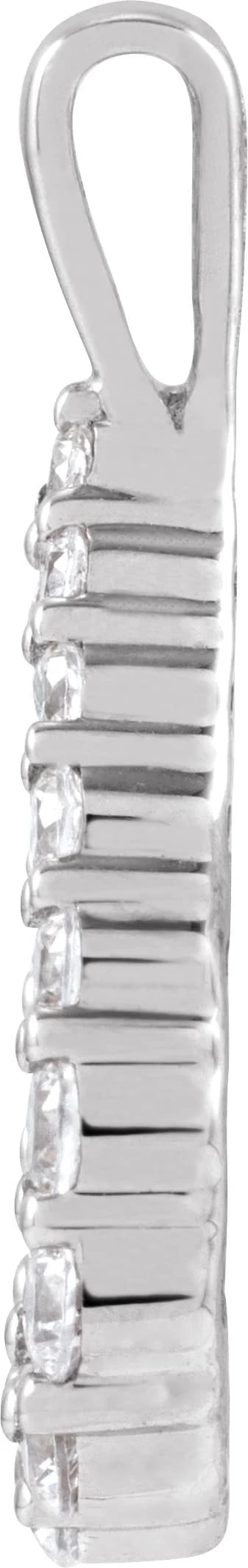 Lab-Grown Diamond Pendant, view 3