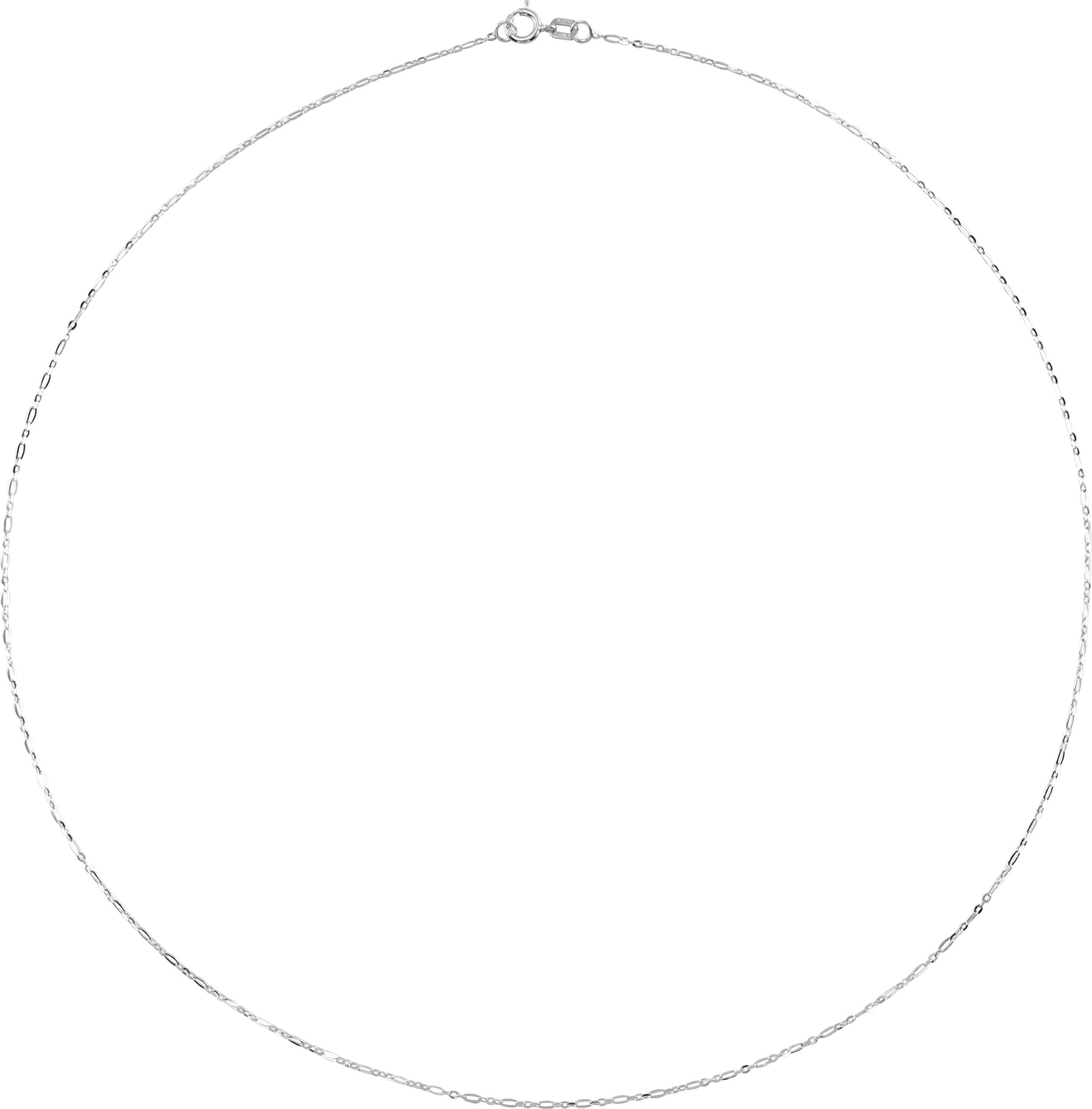 1.25 mm Figaro Chain view 2