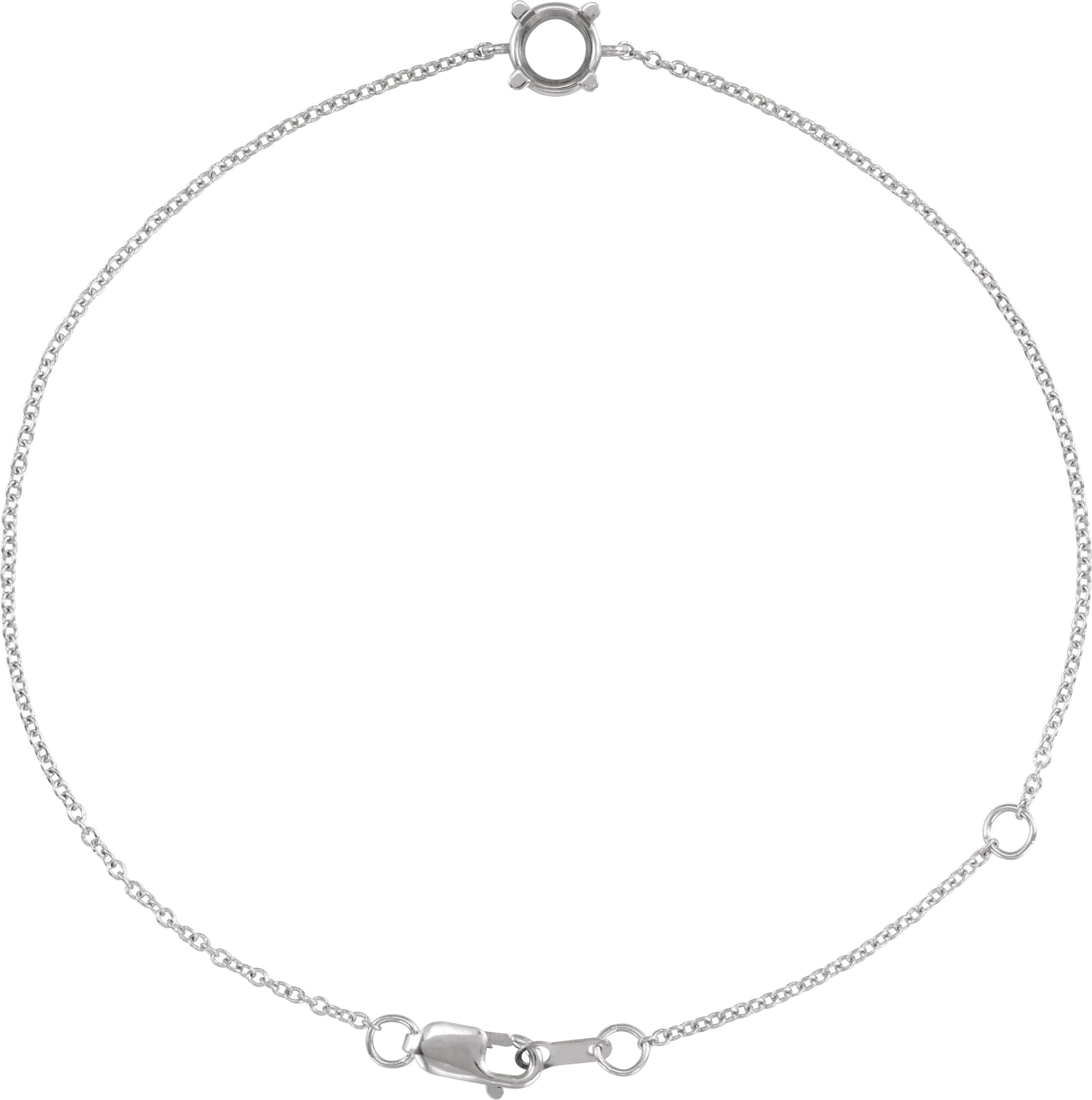 Solitaire Link Bracelet view 1