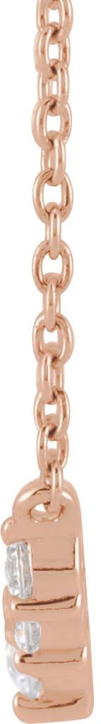 Lab-Grown Diamond Graduated Necklace view 2