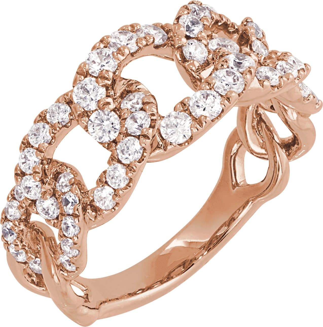 14K Rose 1 CTW Lab-Grown Diamond Ring