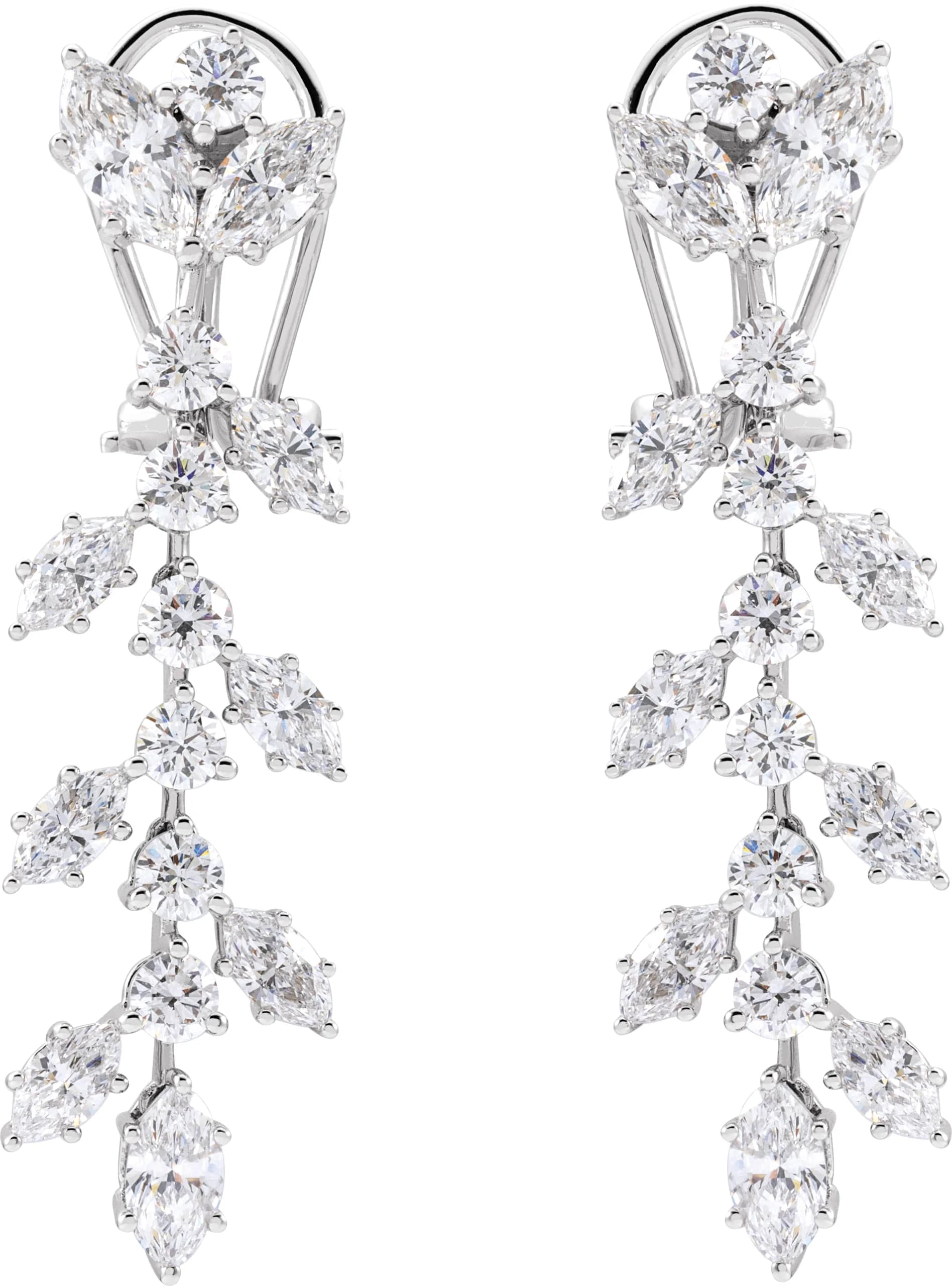 Lab-Grown Diamond Earrings, view 3