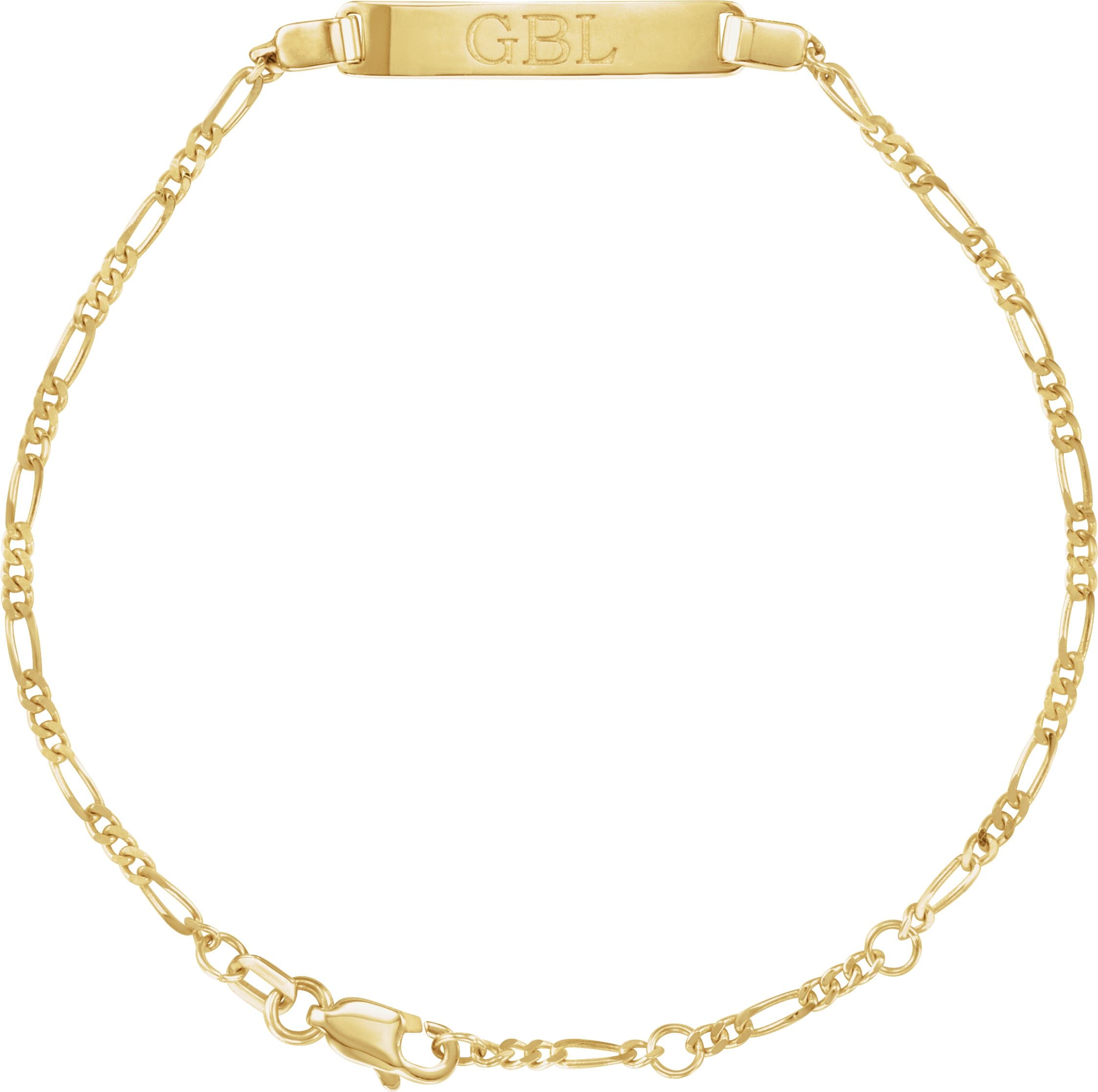 Adjustable Identification Figaro Bracelet view 3
