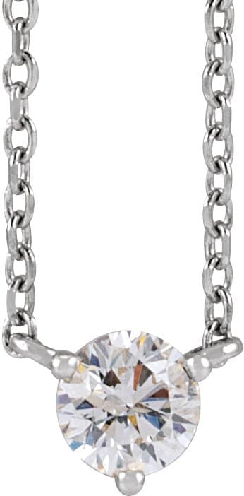 Solitaire Necklace view 1