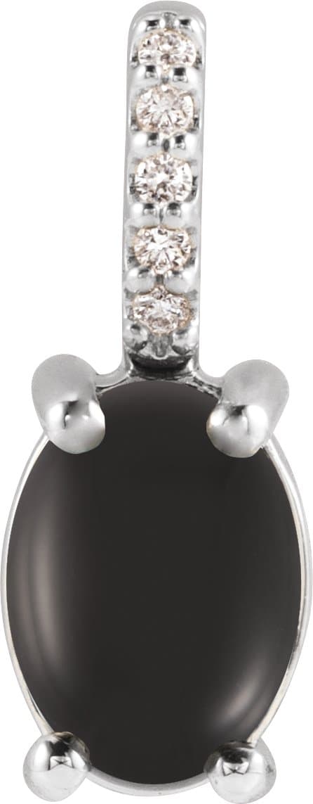 Accented Cabochon Necklace or Charm/Pendant view 1