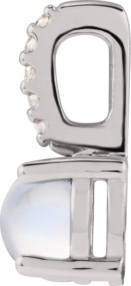 Accented Cabochon Pendant, view 3