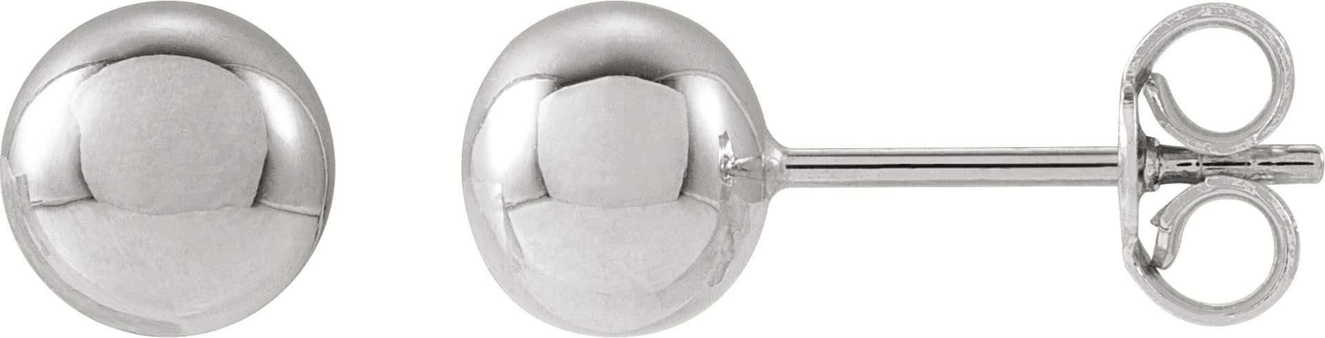 14K Rose 3 mm Ball Earrings