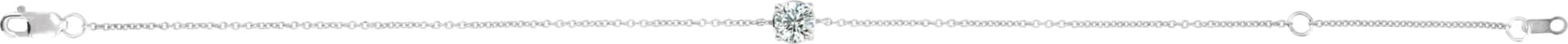 Solitaire Link Bracelet, view 3