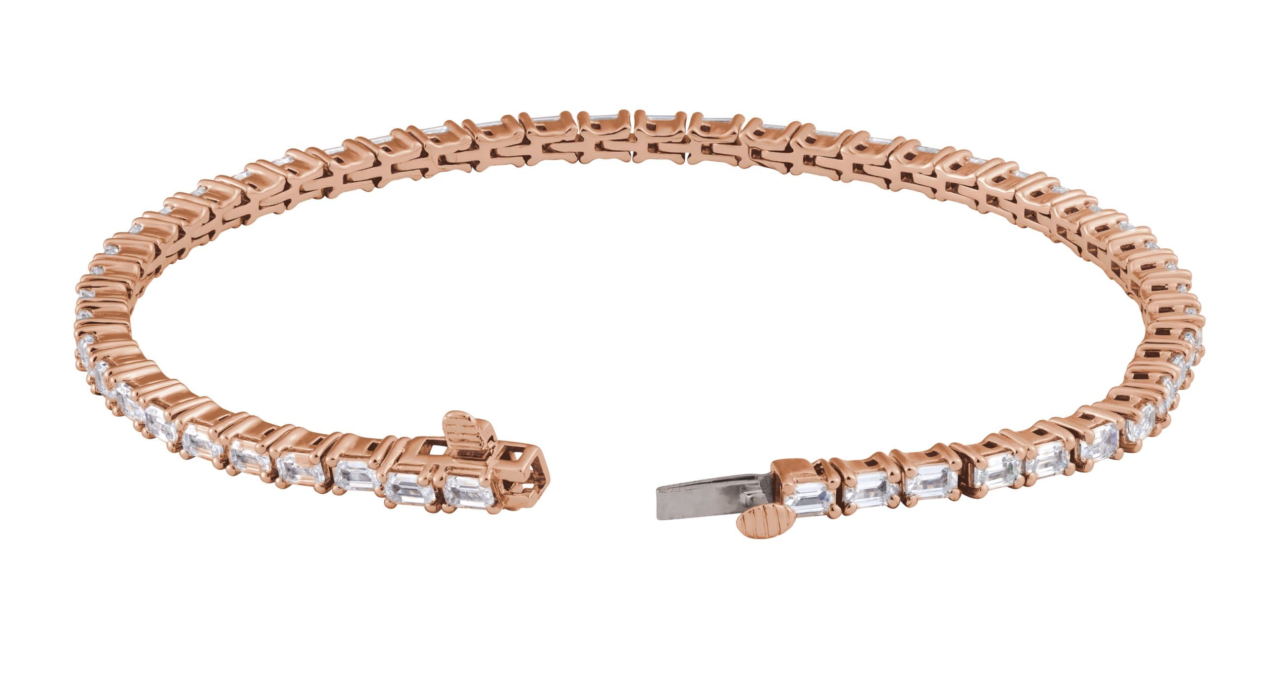 Lab-Grown Diamond Line Bracelet view 2