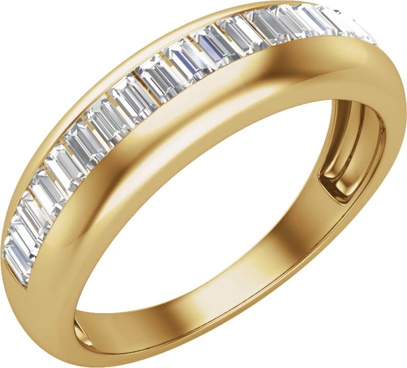 14K Rose 1/2 CTW Natural Diamond Anniversary Band