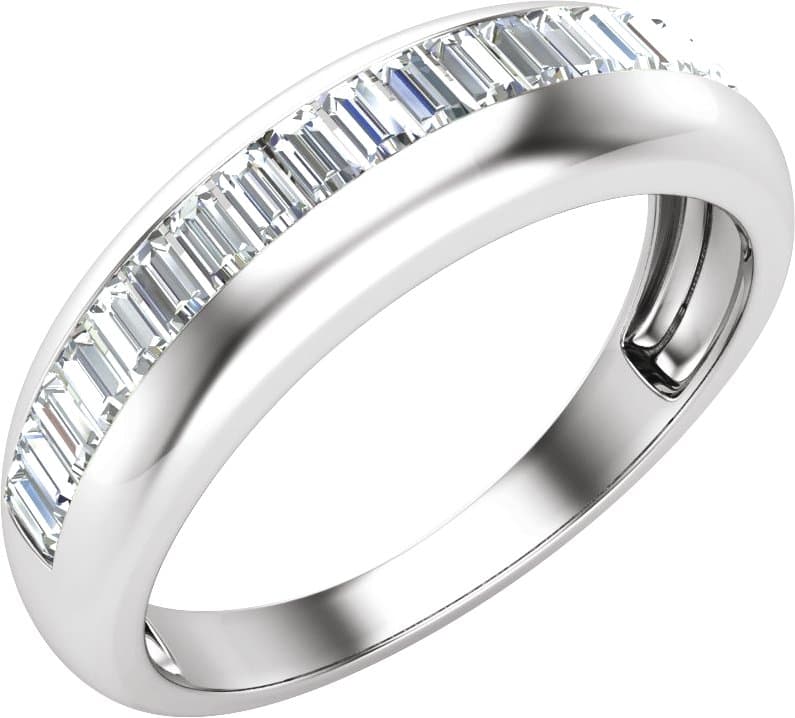 14K Rose 1/2 CTW Natural Diamond Anniversary Band