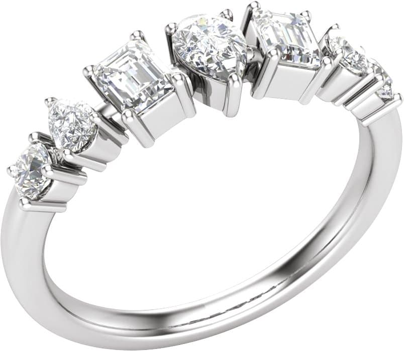 14K Rose 9/10 CTW Lab-Grown Diamond Anniversary Band
