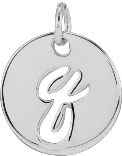 14K Rose Gold Script Initial A 16-18" Necklace 