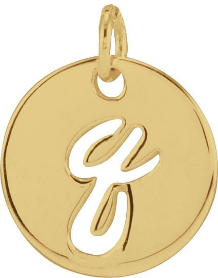 14K Rose Gold Script Initial A 16-18" Necklace 
